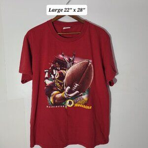 Vintage Washington Redskins Large Maroon NFL T-Shirt